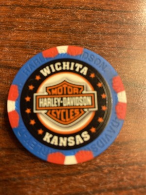 Harley Davidson Poker Chip  Twister City HD  Wichita KS