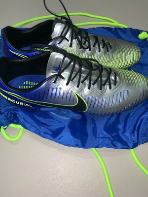 neymar cleats silver