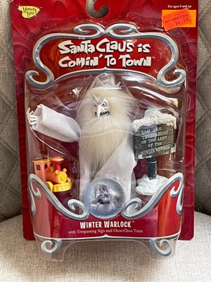 RARE MEMORY LANE SANTA CLAUS IS COMIN TO TOWN WINTER WARLOCK ACTION FIGURE NEW