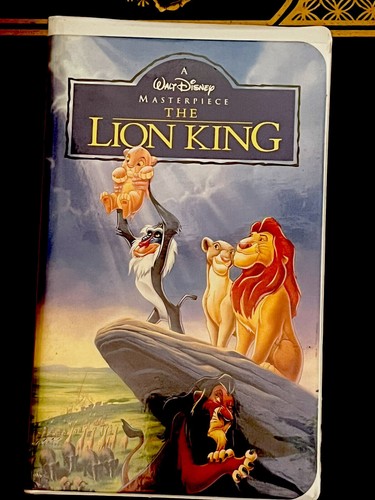 Walt Disney Masterpiece Collection THE LION KING VHS Movie 1995 Rare