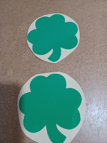 Notre Dame Fighting Irish Custom 4 Leaf Clover Full Size  Football Helmet Decals
