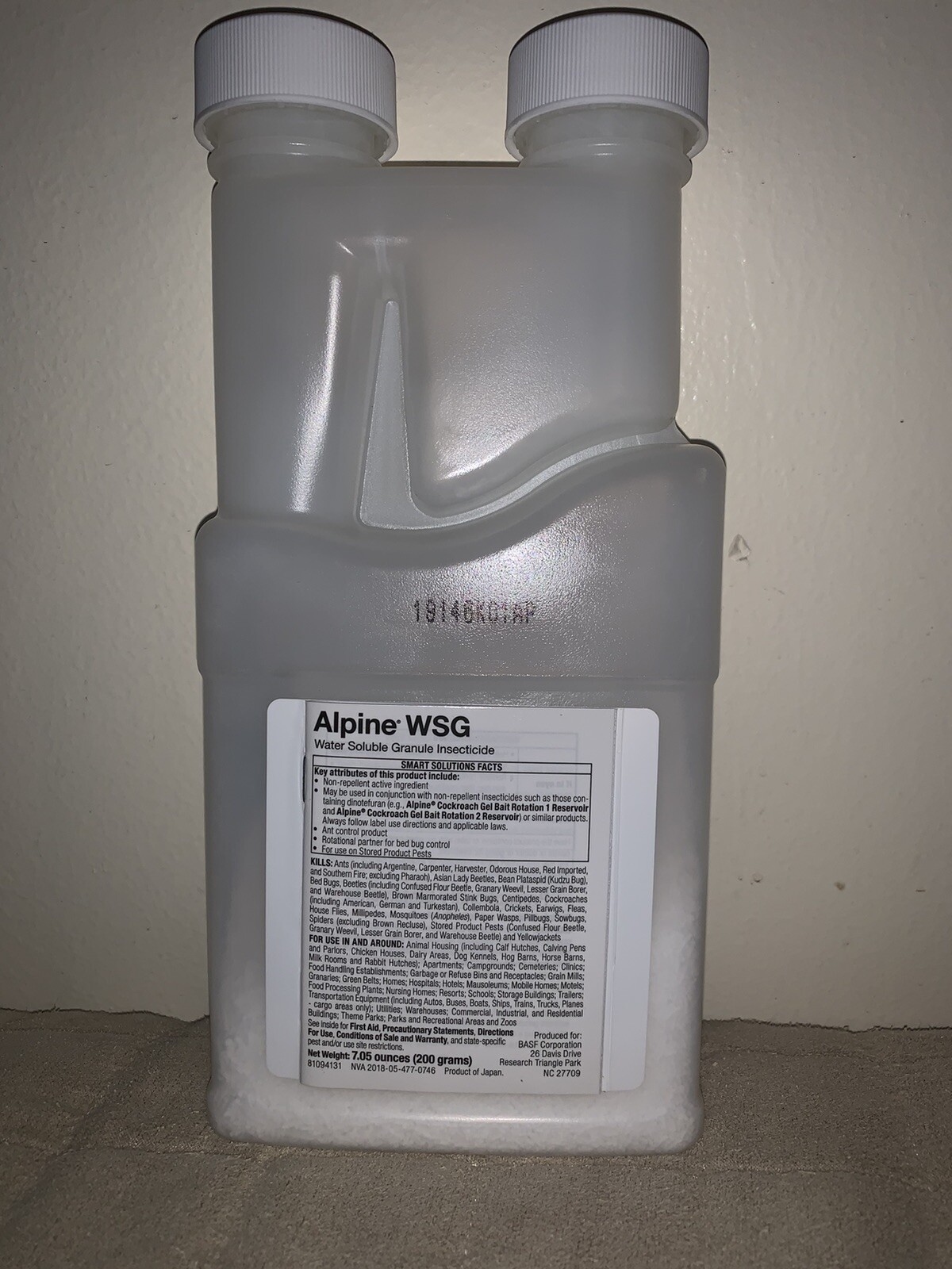 Alpine WSG Water Soluble Granule 200 grams Ant Flea Bed Bug Roach Control