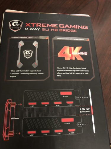 Gigabyte Xtreme Gaming 2-way SLI HB bridge - GC-X2WAYSLI