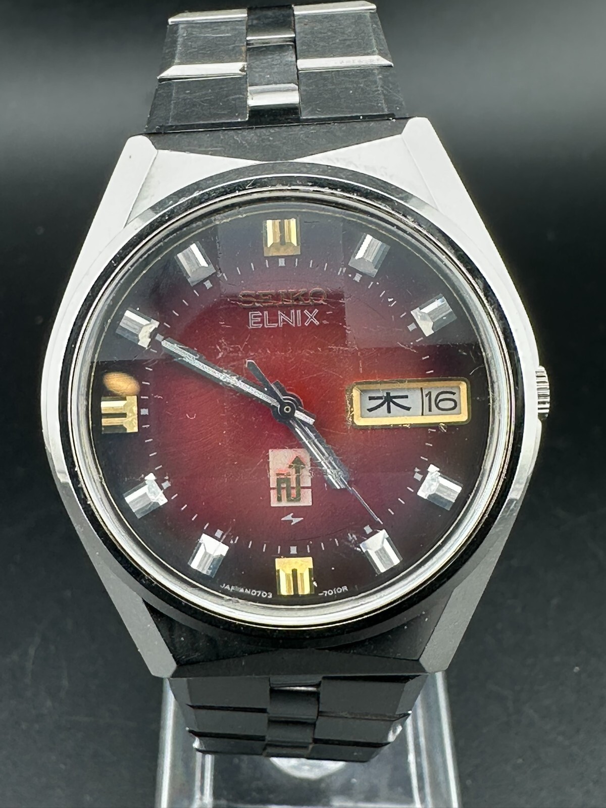 A1297 セイコー エルニクス 0703-6030 デイデイト AT - メルカリ