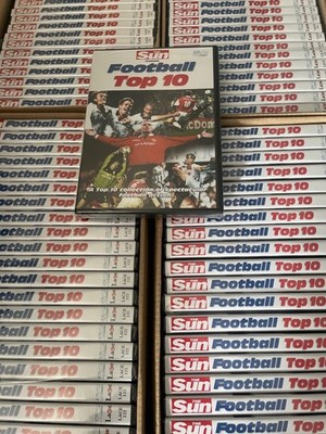 The Sun Football Top 10 DVD X 100 Wholesale Joblot Clearance New Sealed,