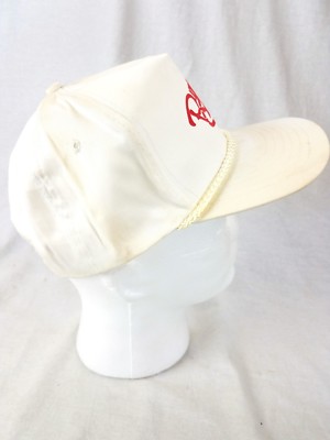 Vtg 1980s Ricky Van Shelton Country Music Concert Snapback Hat Red/White
