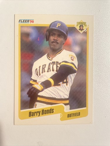 1990 Fleer- Barry Bonds #461 *ERROR CARD* Red Dots | eBay