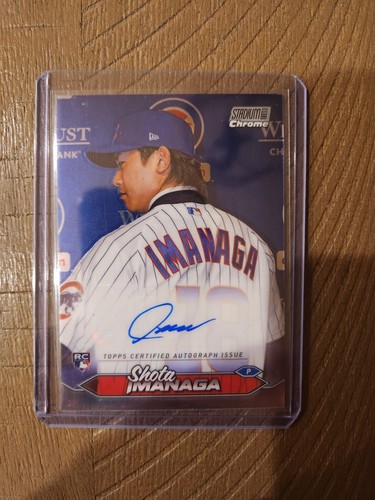 2024 Topps Stadium Club Shota Imanaga Rookie Chrome Auto