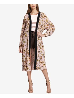 Женский розовый топ-кимано с принтом SANCTUARY, ОДИН РАЗМЕР