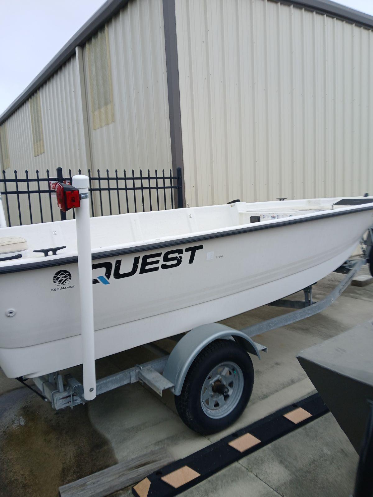 1996 Quest Center Counsol 17' Boat Located In Houma, La Has Trailer