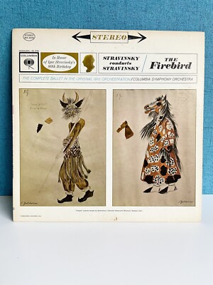 Stravinsky Conducts Stravinsky The Firebird In Honor Of Igor Stravinsky LP