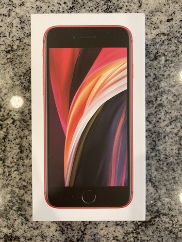 Apple iPhone SE 128GB 2nd Gen 2020 Red Empty Box Only | eBay