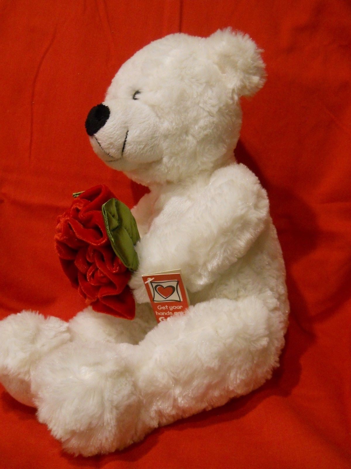 Ganz * Valentine * Teddy Bear  Rosey Bear   Free Shipping