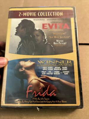 Evita Frida DVD Madonna Antonio Banderas Salma Alfred NEW Sealed
