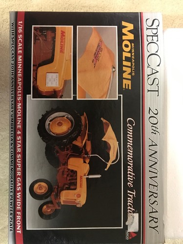 1/16 scale minneapolis-moline 4 star super gas wide front. 20th Anniversary