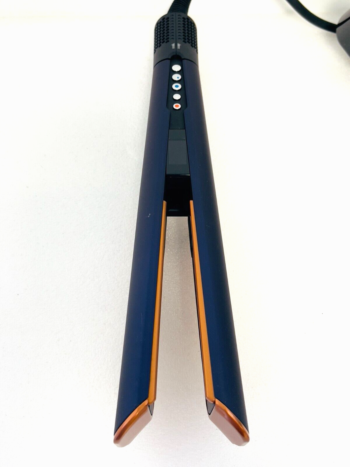 Genuine Dyson Airstrait Hair Straightener Prussian Blue/Copper, USED