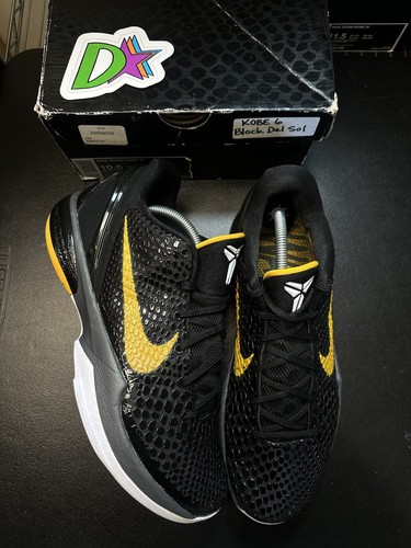 Size 10.5 - Nike Zoom Kobe 6 Black Del Sol, with Box, VNDS
