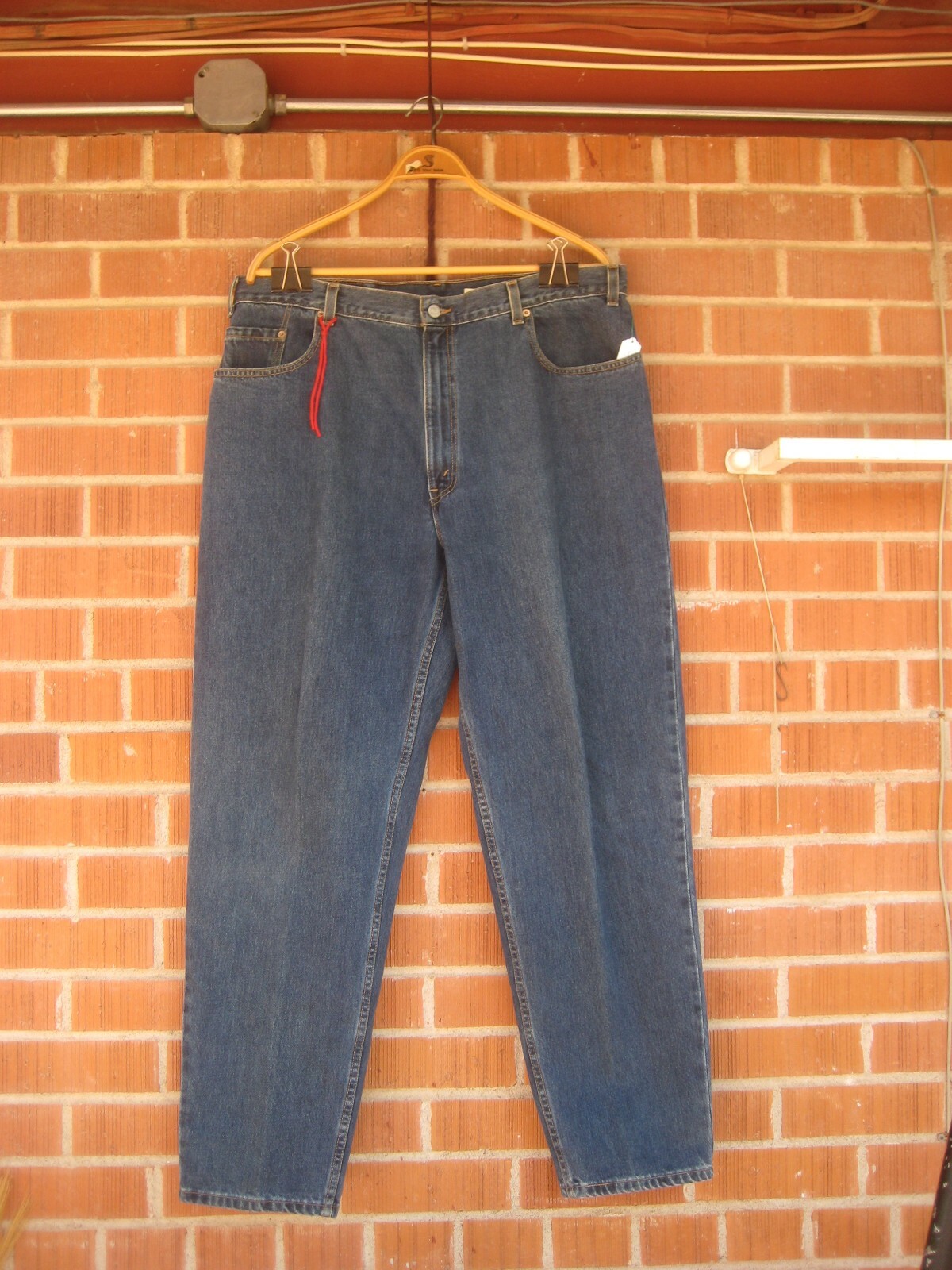パンツ 90s vintage Levi's damage wide denim 90'S LEVI'S 550 DAMAGE DENIM PANTS/MADE IN USA/W80