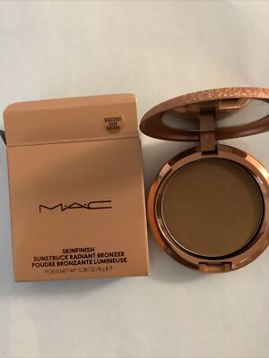 MAC SKINFINISH SUNSTRUCK RADIANT BRONZER Radiant Deep Golden Authentic New In Bx