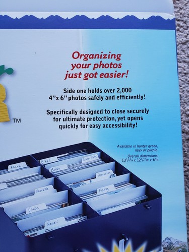 CROPPER HOPPER PHOTO ORGANIZATION SYSTEM ORGANIZER STORAGE CASE 2000 PHOTOS NEW