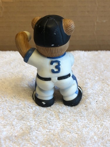 Home Interiors And Gifts Bear Baseball Player Figurine