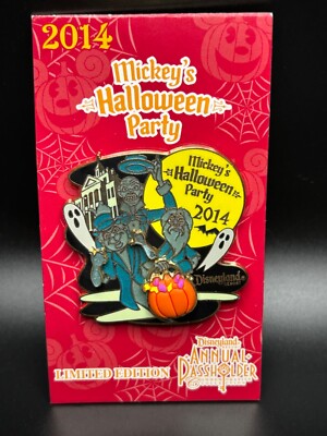 Hitchiking Ghosts-Mickey s Halloween Party- Disneyland Resort Pin-LE