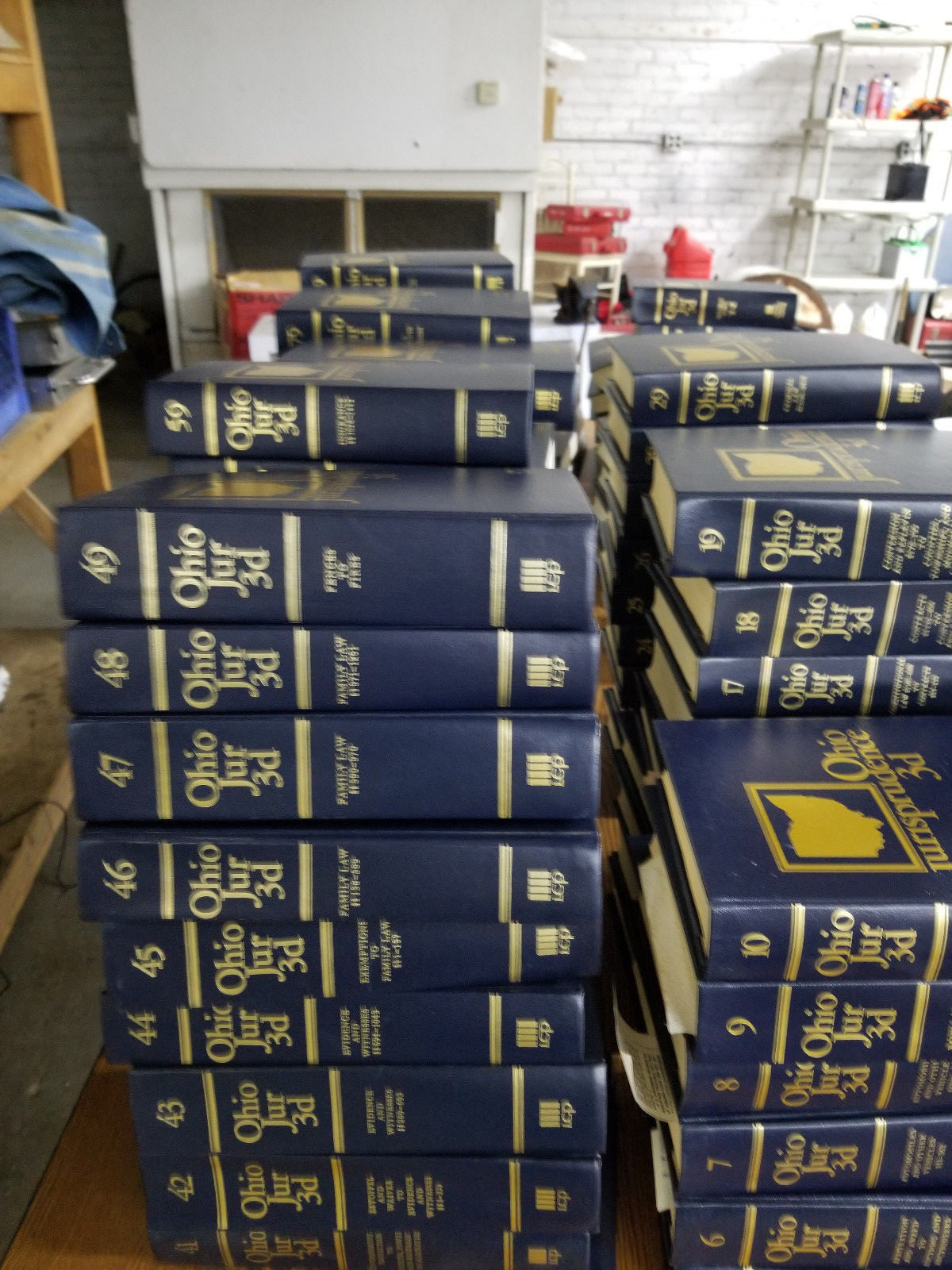 Complete Ohio Jurisprudence 3D 111 Total Volumes Law Legal Books