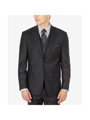 

RALPH LAUREN Мужской серый стрейч-костюм в полоску Lancaster, отдельный блейзер