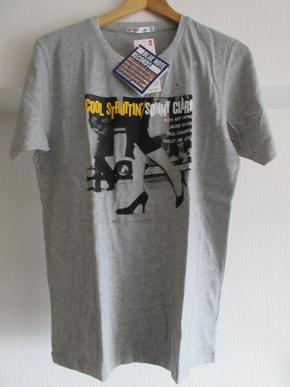 Sonny Clark Cool Struttin Gray M UT T-Shirt by Uniqlo Japan