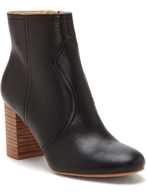 

LUCKY BRAND Женские черные кожаные ботильоны Sheirin с подкладкой и круглым носком на блочном каблуке, Черный, LK-SHEIRIN