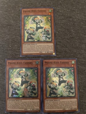 3x Prank Kids Fansies Super Rare Hisu! Near Mint Condition
