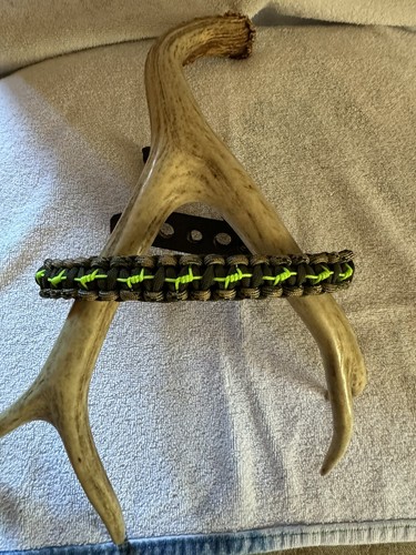 Custom Made Bow Wrist Sling Camo,OD Green And Neon Green