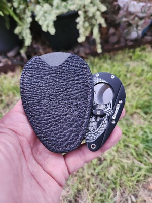 Xikar Xi cigar cutter sleeve case Black Shark Skin