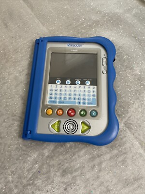VTG VTECH V.READER LEARNING SYSTEM TABLET BLUE + TOY STORY CARTRIDGE W/Batteries