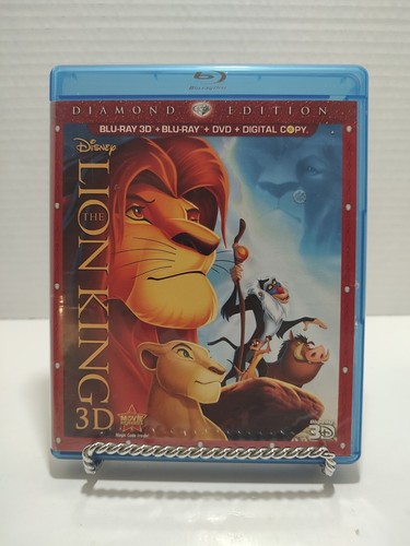 🔥 The Lion King 3D Blu-ray DVD 4 Disc Diamond Edition VGC