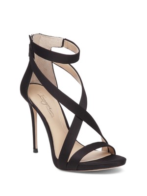 

VINCE CAMUTO Женские черные сандалии Devin с круглым носком на шпильке, Черный, IM-DEVIN