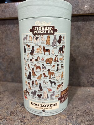 Ridley's 500 Piece Jigsaw The Dog Lover's Puzzle New Sealed 13.8in x 19.7in