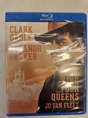 THE KING AND FOUR QUEENS Blu Ray NEW Clark Gable Olive Films