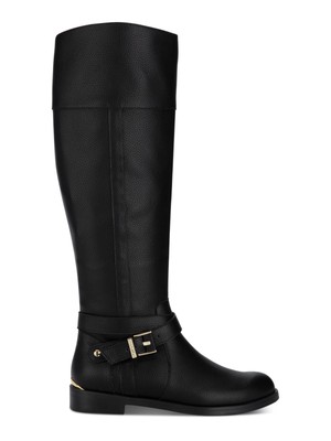 

KENNETH COLE Женские черные сапоги из термопластика с золотым каблуком Wind Almond Riding Boot 7,5 M, Черный, RLF9032SO