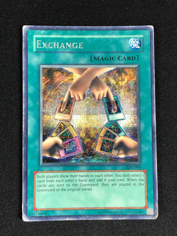 YUGIOH EXCHANGE EDS-001 SECRET HP/CREASES | eBay