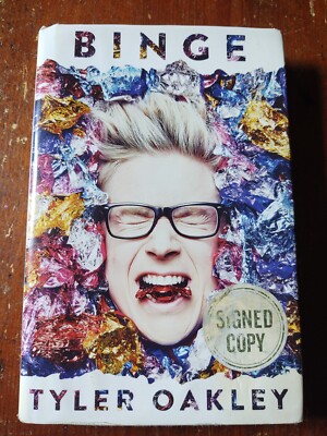 Binge by Tyler Oakley (Hardcover, Autographed 1st Edition) Signed Book