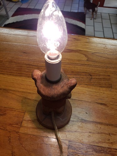 Vintage Teddy Bear Table Lamp