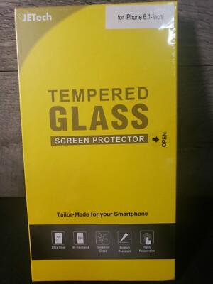 SEALED JETech Full Coverage Screen Protector for iPhone 14 6.1-Inch 3-Pack