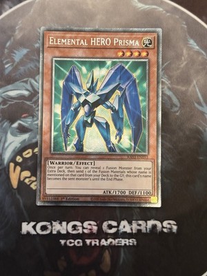 RA03-EN193 "Elemental HERO Prisma" Platinum Secret Rare YuGiOh! NM 