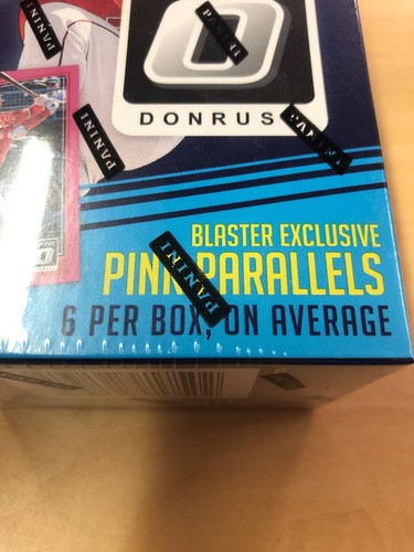 2018 Donruss OPTIC Baseball Trading Cards 24ct. Retail Blaster Box = Pink Prizm