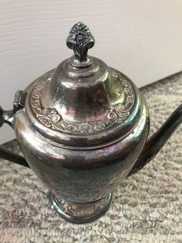 Vintage Primrose Rogers & Bro Silver Plated Coffee Tea Pot #2301