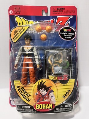 Dragon Ball Z Gohan Great Saiyaman Saga 2002 w/ Purse, Card & 3 Dragon Balls