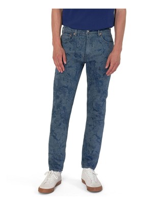 

Мужские синие эластичные зауженные джинсы LEVIS с плоской передней частью, Синий, 288330730