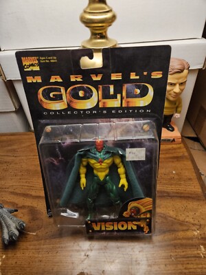 Marvel's Gold: Vision Collector's Edition 1997 by Toy Biz.  Avenger's 