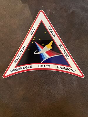 STS-39 Space Shuttle Discovery Sticker Decal NASA STS 39 Department of Defense
